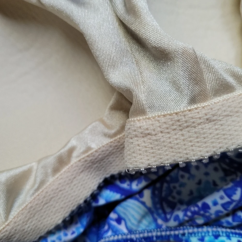 Artisan Ikat Empire Swim Dress One Piece